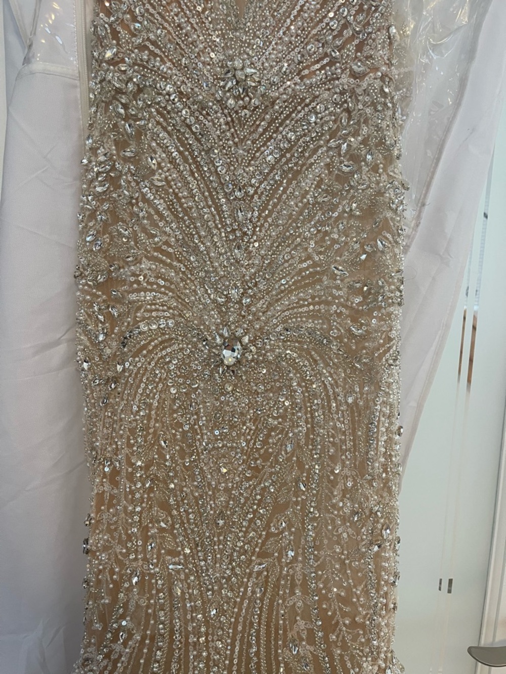 DREAM Albina Dyla Wedding and WINNING Pageant gown in Ivory!! 1 of a kind!!! - Picture 8 of 9